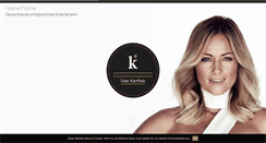 Desktop Screenshot of kuenstlermanagement.de