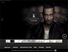Tablet Screenshot of kuenstlermanagement.de